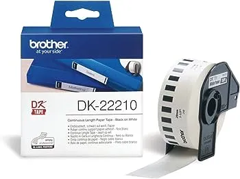 Cinta Brother DK-22210 continua de papel térmico (blanca)