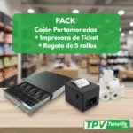 PACK Cajón Portamonedas + Impresora de Ticket